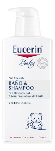Eucerin Baby Baño Y Shampoo 400 Ml.