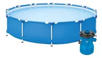 Comprar Piscina Armação 7.000 Litros Mor Com Bomba Filtro Bel Cor Azul 220V