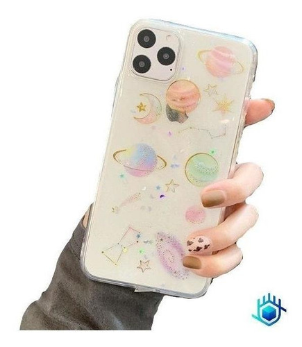 Case Galaxia iPhone Universo Estrellas Mujer Hombre Dama 3d