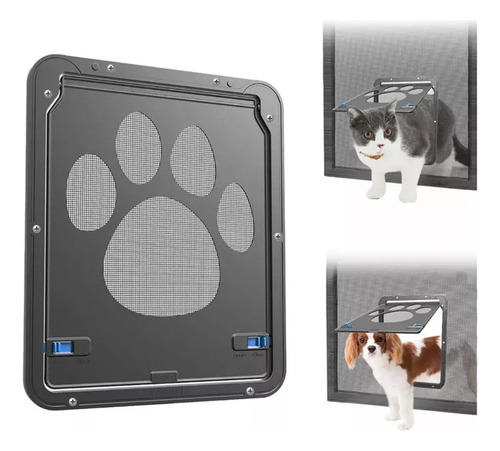 Asd Puerta Para Perros Pequeña Con Mosquitera Puerta 29*24cm