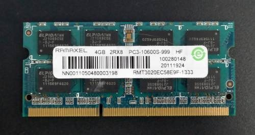 Memoria RAM 4GB 1 Ramaxel RMT3020EC58E9F-1333