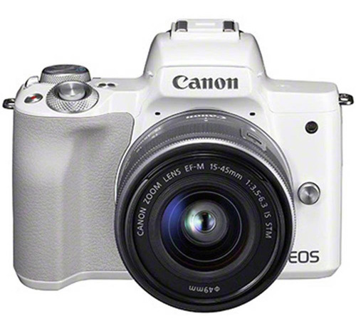 Imagen 1 de 8 de Camara Canon Eos M50 15-45mm 24 Megapixeles 4k F/3.5-6.3