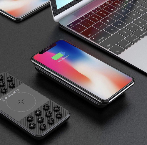 Cargador Portatil Inalambrico Power Bank Tipo C Externo Usb Negro Genérica