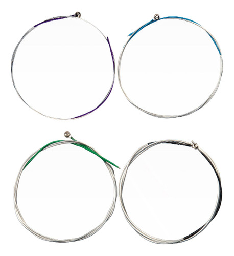 4 Piezas 3/4 1/2 4/4 1/4 1/8 Core Fiddle String 1/4 1/2