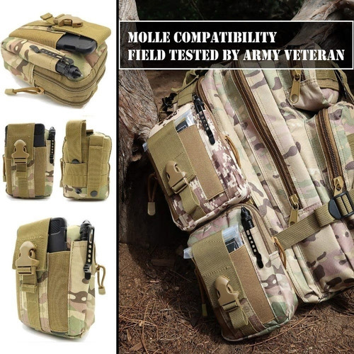 Pouch Táctico Molle Kit Supervivencia 13 En 1 Aire Libre