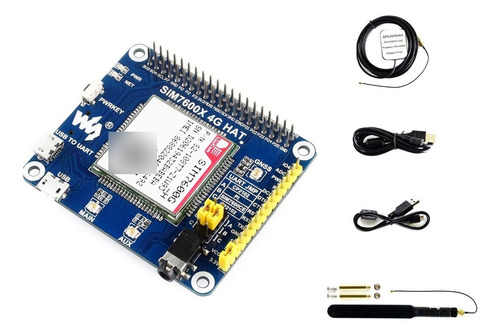 Sombrero 4g 3g 2g Gsm Gprs Gnss Para Raspberry Pi 4b 3b+3b W