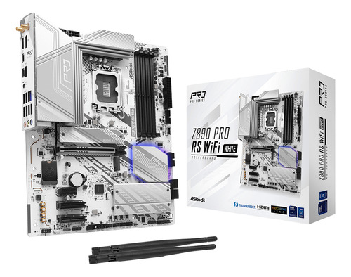 Motherboard Asrock Z890 Pro Rs Wifi White,lga 1851, Atx