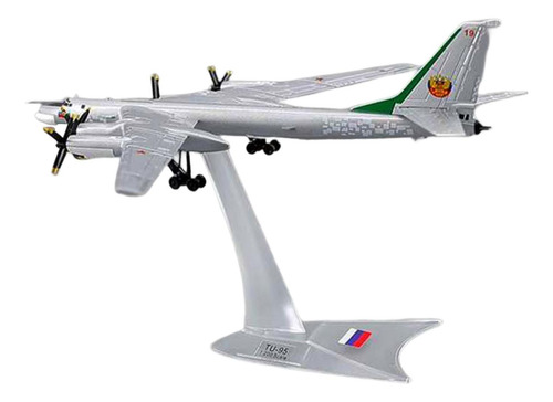 Modelo De Avión Bombardero De Tu-95 A Escala 1:200 Rusia