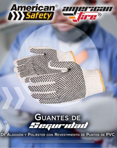 Guantes  Tejido Con Punto Pvc     