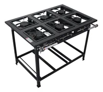 Comprar Anafe 6 Quemadores (3 Llama Simple \u002F 3 Llama Doble) Cooklab