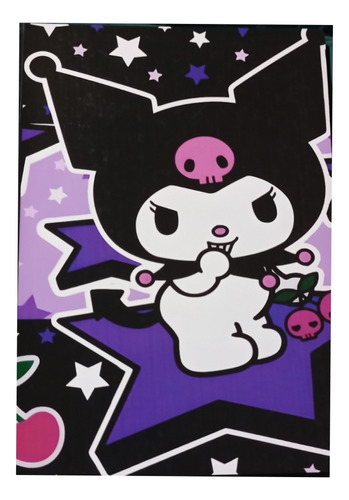 Pack De Tres Cuadernos De Kuromi, 100 Hojas Sticker 