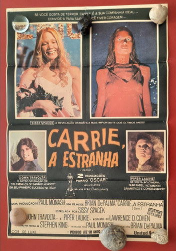 Pôster Do Filme Carrie A Estranha - Original - 1976