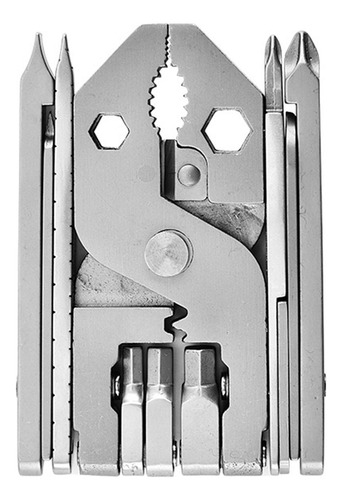 Alicates Compactos 25 En 1 Plegables De Acero Inoxidable