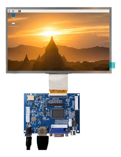 Display Lcd Ttl Lvds Placa Controladora Compatível Com Hdmi