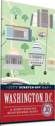 Libro City Scratch-off Map: Washington, D.c. - Christina ...