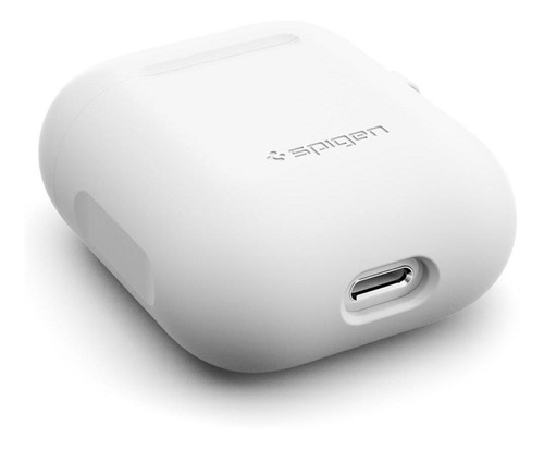 Case Original Spigen AirPods Silicone Fit Com Chaveiro