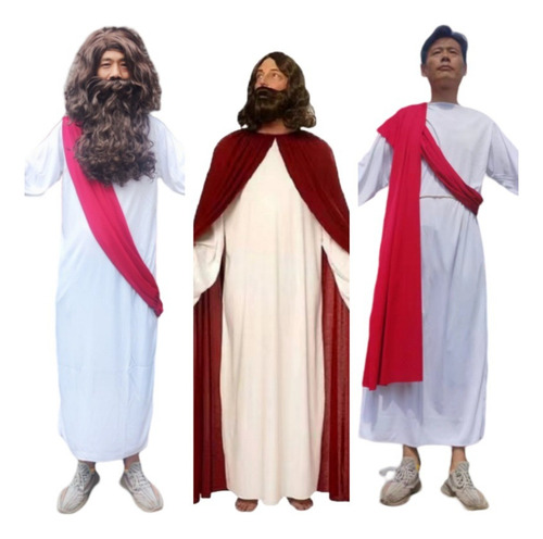 Disfraz De Jesús Para Hombre Y Adulto, Disfraz De Cosplay, Capa