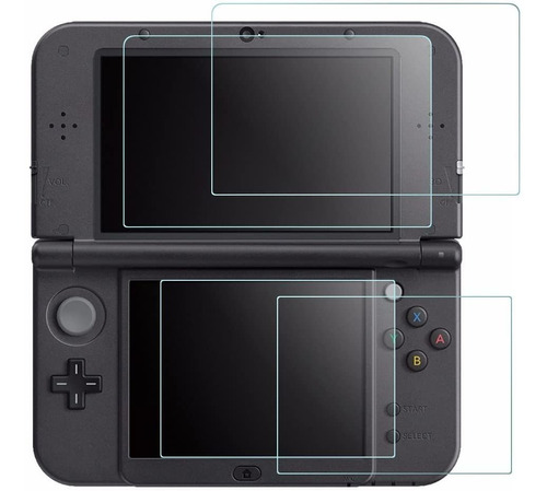 Protectores De Pantalla Para New 3ds Xl (2 Templados/2 Film)