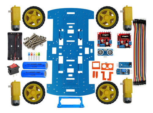 Kit De Robótica Educativa, Carro Arduino Pla