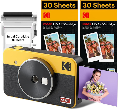 Kodak Mini Shot 2 Retro 4pass Cámara Instantánea E Impresora