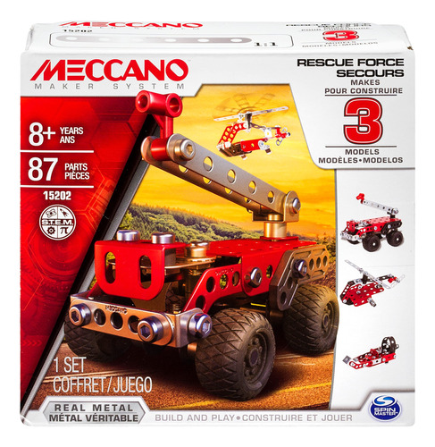Meccano Multimodels Rescue Squad 3 Model Set
