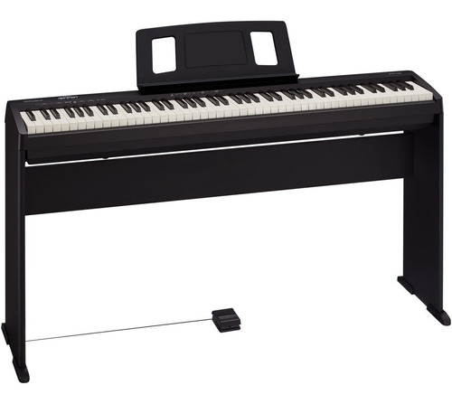 Piano Digital Roland Fp-10 88 Teclas Fp10 C/ Estante + Dp2