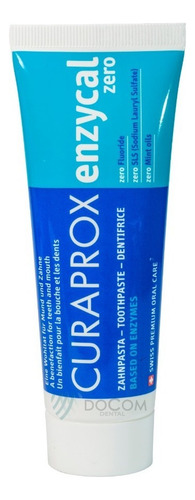 Pasta Dental Curaprox Enzycal Zero Sin De Flour Protege Boca