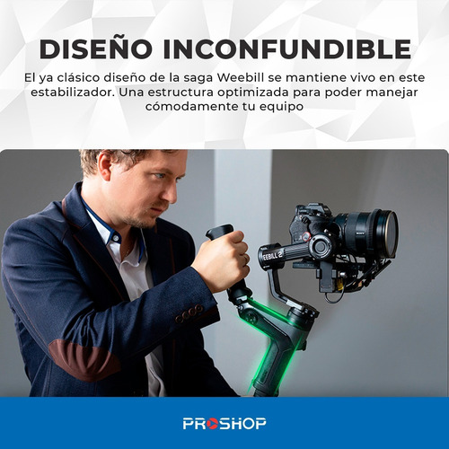 Imagen 5 de 10 de Gimbal Zhiyun Weebill 2 Estabilizador Cámara Reflex 3 Axis !