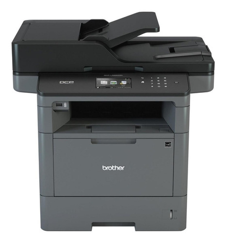 Impresora multifunción Brother Business DCP-L5650DN gris y negra 220V - 240V