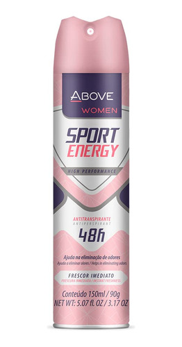 Above Sport Energy - Juego De Desodorante Antitranspirante .