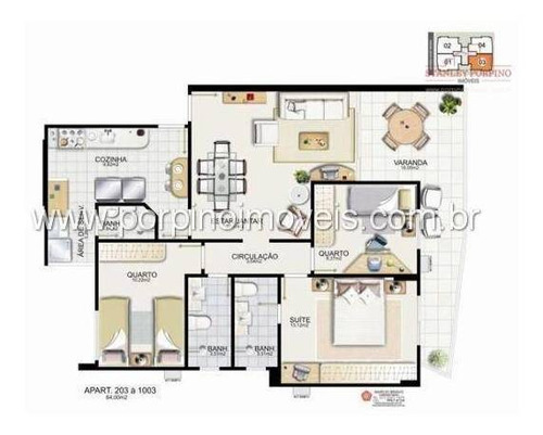 Imagem 15 de 15 de Apartamento À Venda, 100 M² Por R$ 650.000,00 - Praia Da Costa - Vila Velha/es - Ap0159