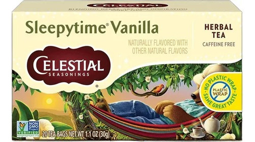 Chá Para Dormir E Calmante - Sleeptime Baunilha - 20sachês