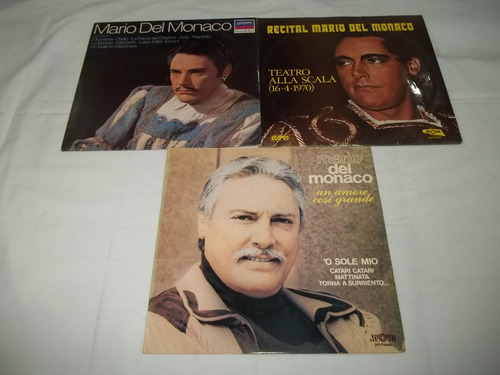 Lp Vinil - Mario Del Monaco - 3 Discos