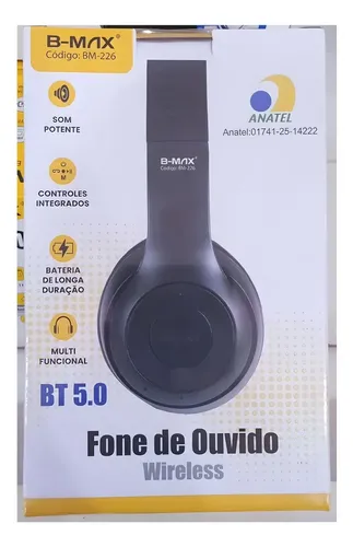 Fone De Ouvido B-max Bm-226 Preto | MercadoLivre