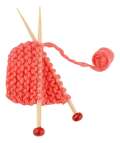 Modelo De Suéter Tejido Para Casa De Muñecas A Escala Rojo