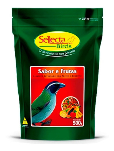 Sellecta Sabor Frutas Trica-ferro, Sabiá, Preto, Frade 500g