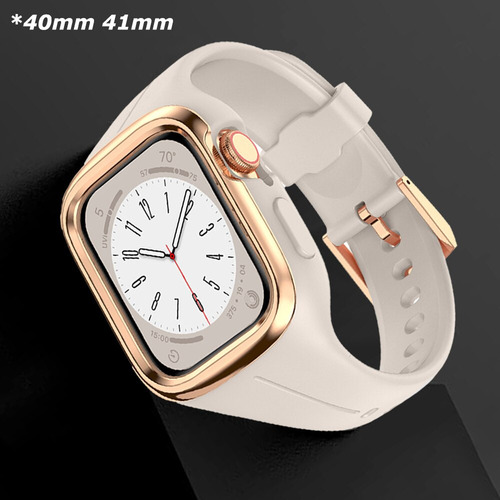 J Funda Mujer + Correa Para Apple Watch 8 41mm 40mm Correa