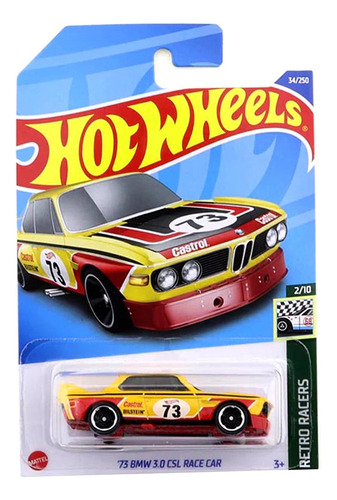 Hot Wheels Carro 73 Bmw 3.0 Csl Race Car + Obsequio