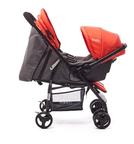 Imagen 2 de 7 de Cochecito Kiddy Go Manija Rebatible + Huevito Apto 0+ Meses