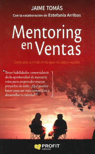Libro Mentoring En Ventas De Jaime Tomás