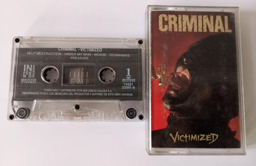 Criminal Victimized Cassette Original Autógrafiado Por Anton