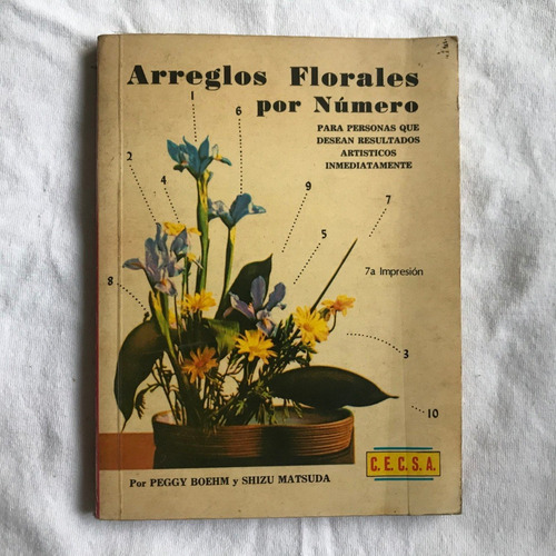 B Libro 1964 Arreglos Florales Por Número Peggy Bohem