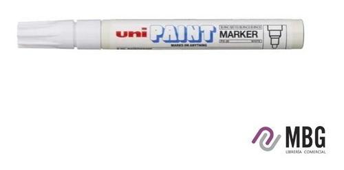  Marcador Uni-paint Px20 Blanco / Tinta Al Solvente