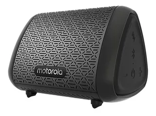 Bocina Motorola Sonic Sub 240 portátil con bluetooth waterproof negra