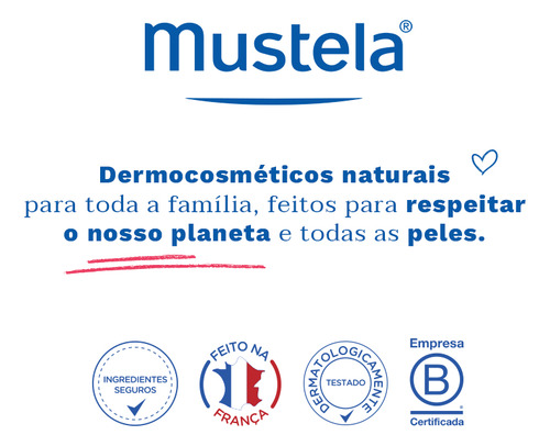 Mustela Água De Limpeza Sem Enxágue Bebê 300 Ml