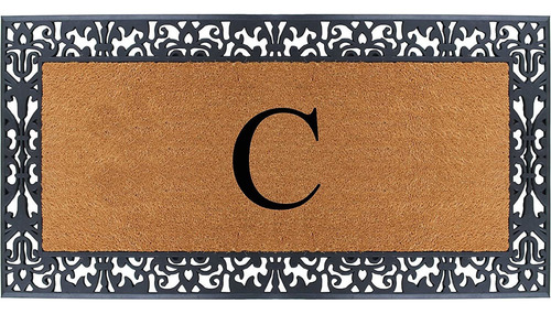 A1 Home Collections Felpudo De Fibra De Coco Con Mono...