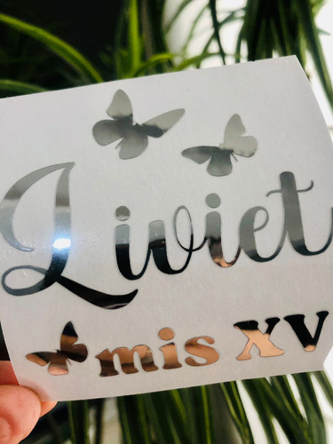 Stickers De Nombres De Vinil Para Copa De Boda, Calcomanías