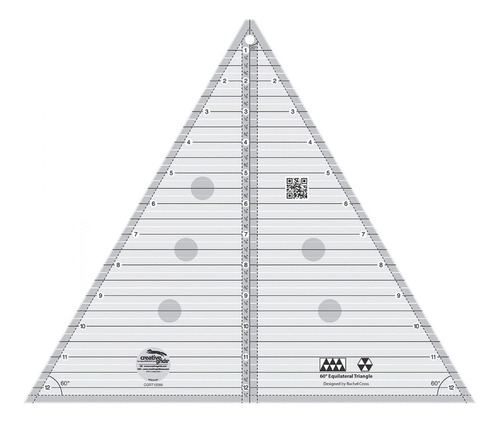 Creative Grids Cgrt12560 Triangulo Equilateral De 60 Grados