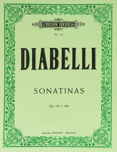 11 Sonatinas Op.151-168 - Diabelli, Antonio