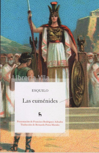 Las Euménides, De Ésquilo. Editorial Gredos, Tapa Blanda En Español